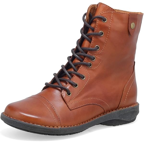 Amazon.com | Miz Mooz Lukas Women's Lace-Up Boot Ocean 6 | Boots